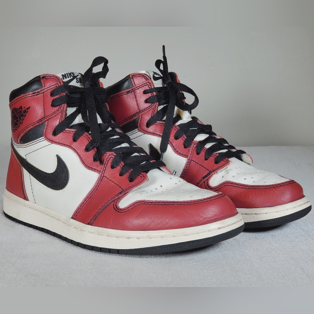 Nike SB x Air Jordan 1 Retro High OG Defiant LA to Chicago CD6578-507 Men's 9.5